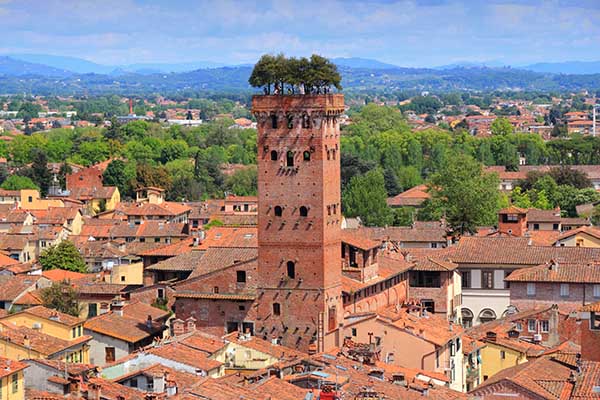 Lucca city Italy
